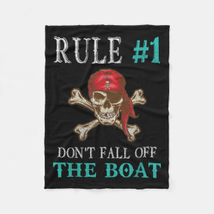 Manta Polar Cita pirata divertida Tampa Gasparilla Crossbone D