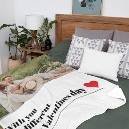 Manta Polar Cita romántica de moda | Mejor regalo de Valentine