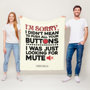 Manta Polar Cita sarcástica no significaba presionar tus boton