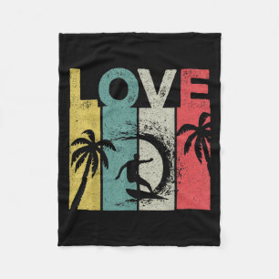 Manta Polar Citas gráficas de Surfistas de Vintage con amor