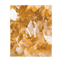 Citrine Birthstone Monograma Nombre Personalizado