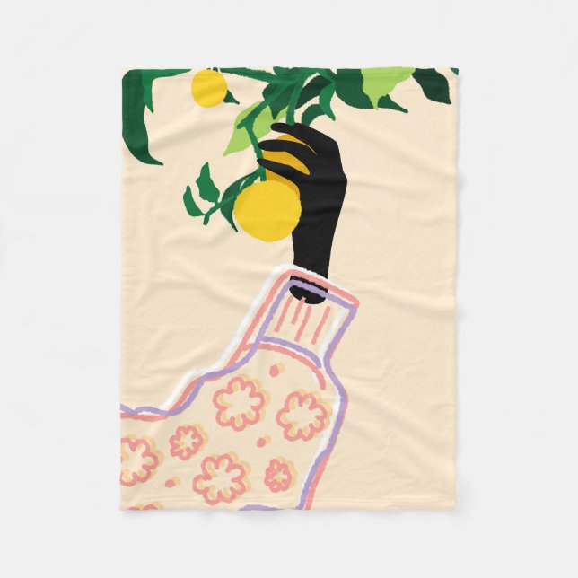 Manta Polar Citrus Touch (Anverso)