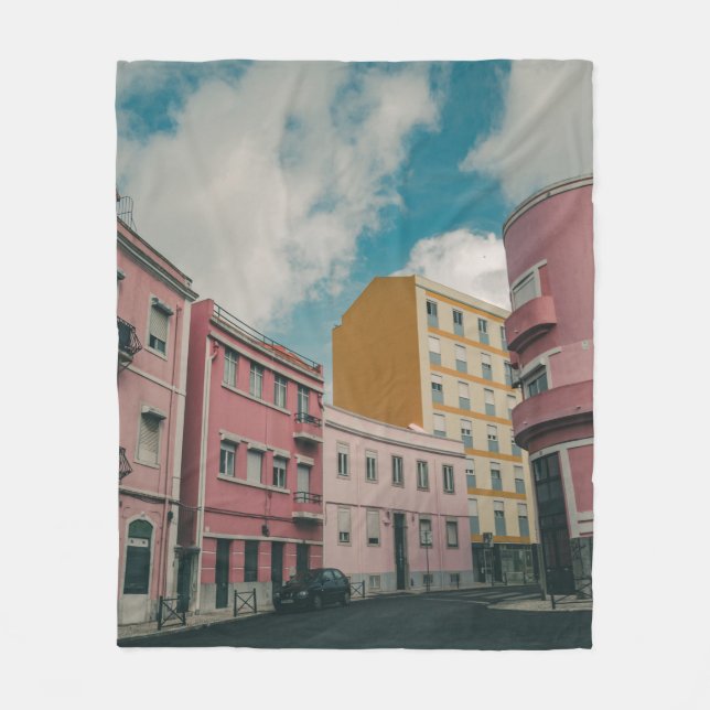 MANTA POLAR CIUDAD COLORIDA (Anverso)