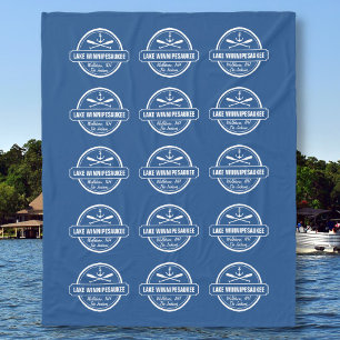 Manta Polar Ciudad de encargo de Winnipesaukee NH del lago,