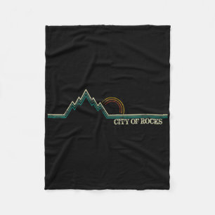 Manta Polar Ciudad de las Rocas Idaho Retro Escalada de Montañ