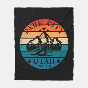 Manta Polar Ciudad del Parque de la Ciudad de Utah