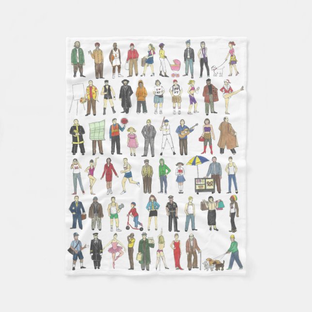 Manta Polar Ciudadanos de la ciudad de Nueva York (Anverso)