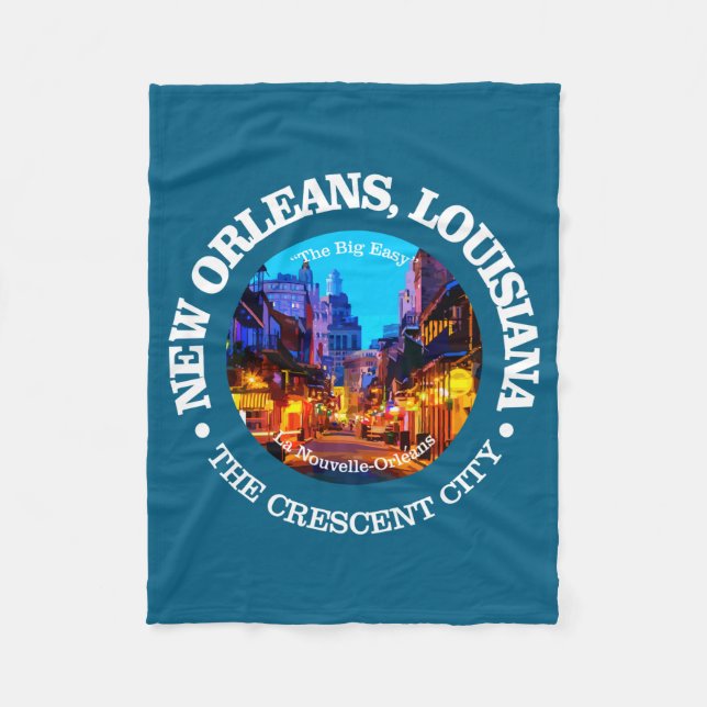 Manta Polar Ciudades de Nueva Orleans  (Anverso)