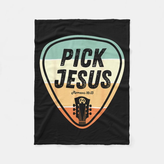 Manta Polar Ck Jesus Shirt Funny Christian Music Guitar Ck Men (Anverso)