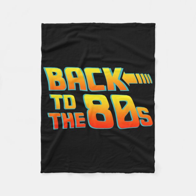 Manta Polar Ck To The 80s - Costume Funny Vestido Fiesta Idea  (Anverso)