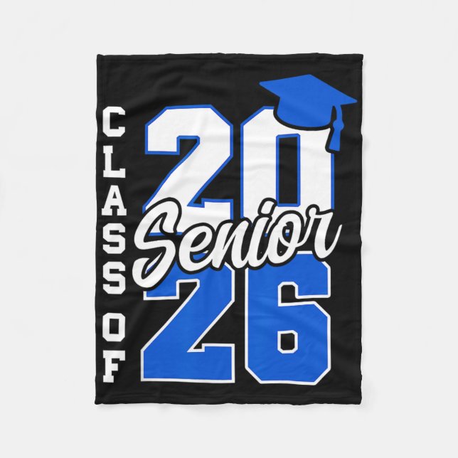 Manta Polar Cl Of 2026 Senior 2026 Back To School 2025 Graduat (Anverso)