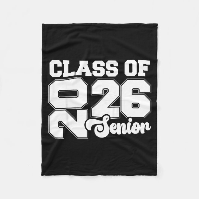 Manta Polar Cl Of 2026 Senior Graduation Day School Events, Se (Anverso)