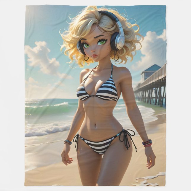 Manta Polar Claire Dollz Fleece Blanket (Anverso)