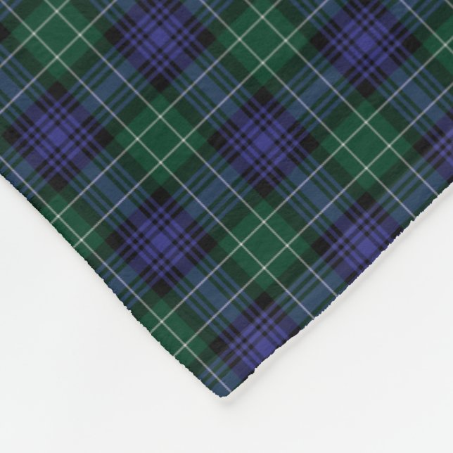 Manta Polar Clan Abercrombie Scottish Tartan Plaid Pattern (Esquina)