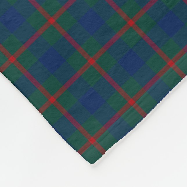 Manta Polar Clan Agnew Tartan Scottish Plaid (Esquina)
