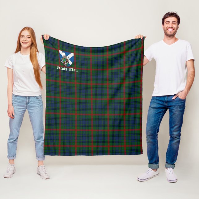 Manta Polar Clan Aiton Tartan Plaid (In situ)