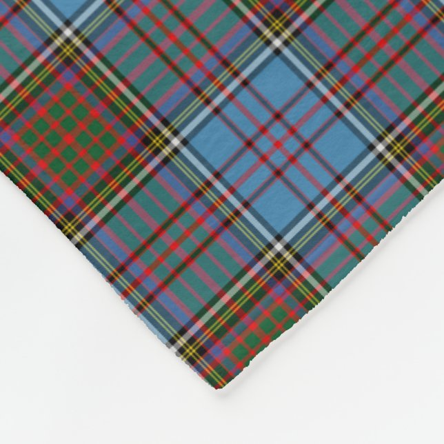 Manta Polar Clan Anderson Scottish Tartan Plaid Pattern (Esquina)