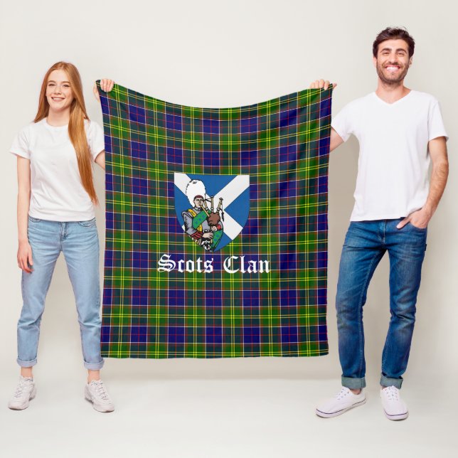 Manta Polar Clan Arnott Tartan Plaid (In situ)