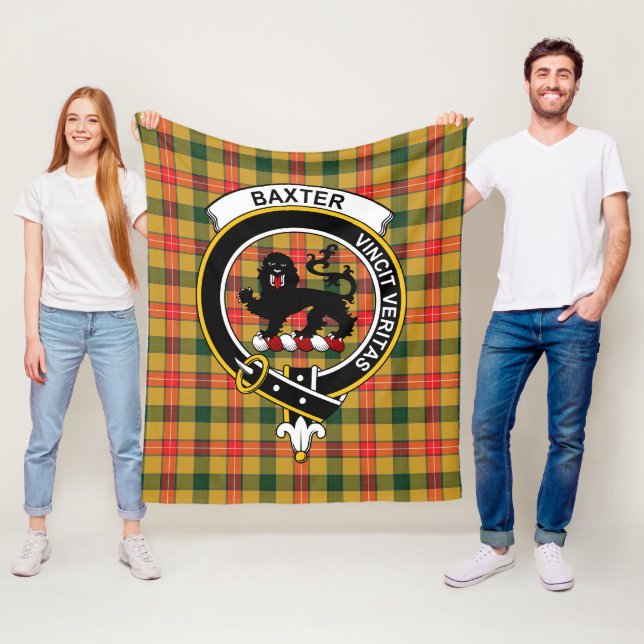 Manta Polar Clan Baxter Tartan Plaid (In situ)