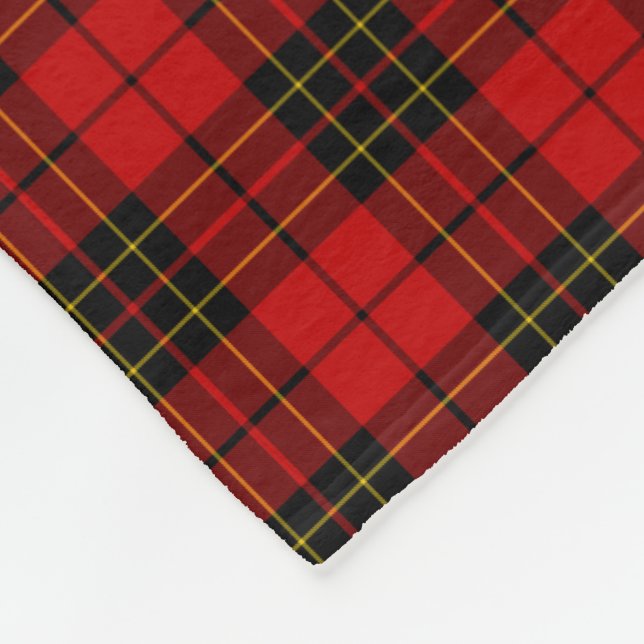 Manta Polar Clan Brodie Scottish Tartan Plaid Pattern (Esquina)