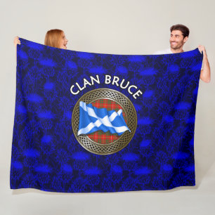 Manta Polar Clan Bruce Tartan Knot & Flag