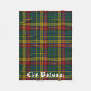 Manta Polar Clan Buchanan Tartan Fleece Blanket