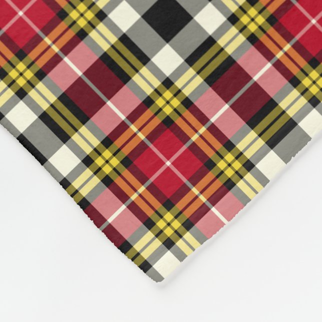 Manta Polar Clan Buchanan Vestido Tartan Scottish Plaid Patter (Esquina)