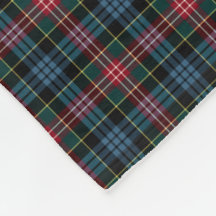 Clan Comyn y Cumming Red and Blue Tartán