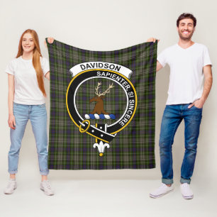 Manta Polar Clan Davidson Tulloch Vress Tartan Plaid