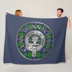 Manta Polar Clan Donnachaidh/Robertson Escudo y Hunting Tartán