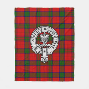 Manta Polar Clan Donnachaidh (Robertson) Escudo y Tartán