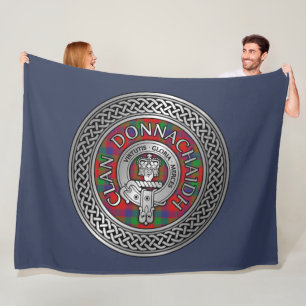 Manta Polar Clan Donnachaidh Robertson Escudo y Tartan Knot