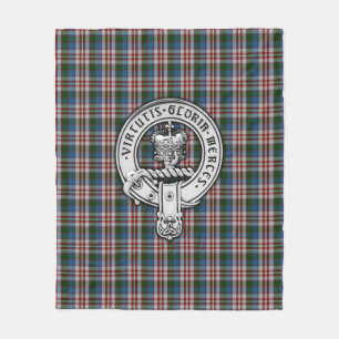 Manta Polar Clan Donnachaidh (Robertson) Escudo y Vestido Tart