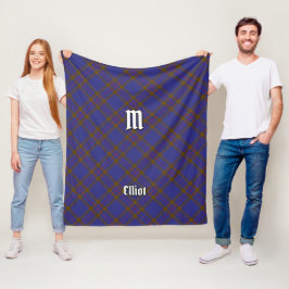 Manta Polar Clan Elliot Modern Tartan Fleece Blanket