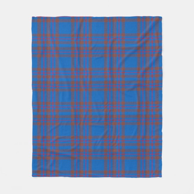 Manta Polar Clan Elliot Tartan (Anverso)