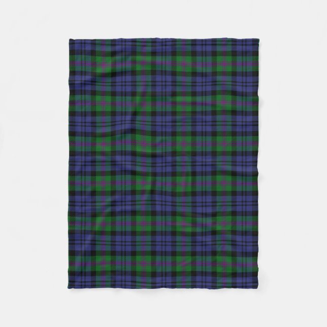 Manta Polar Clan escocés Baird Tartán Plaid (Anverso)