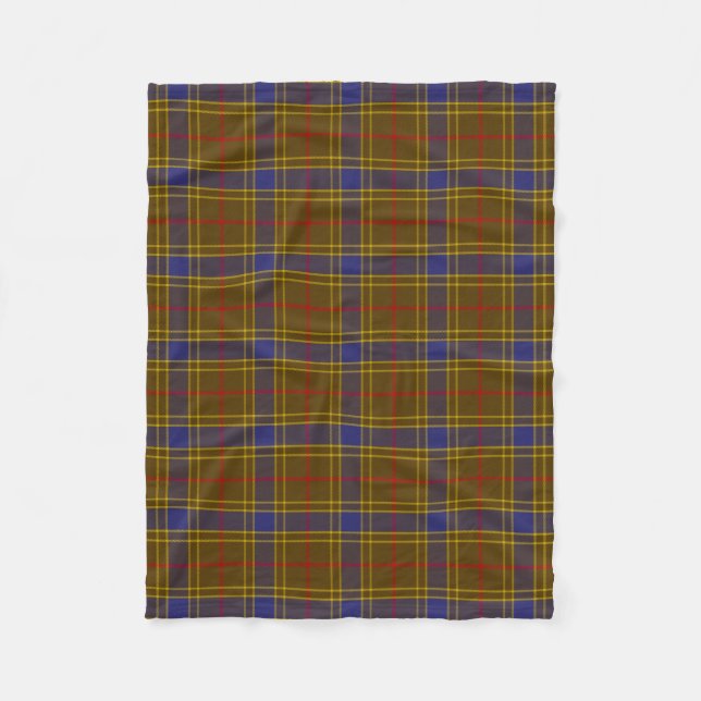 Manta Polar Clan escocés Balfour Tartán Plaid (Anverso)