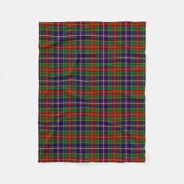 Manta Polar Clan escocés Crozier Tartán Plaid (Anverso)