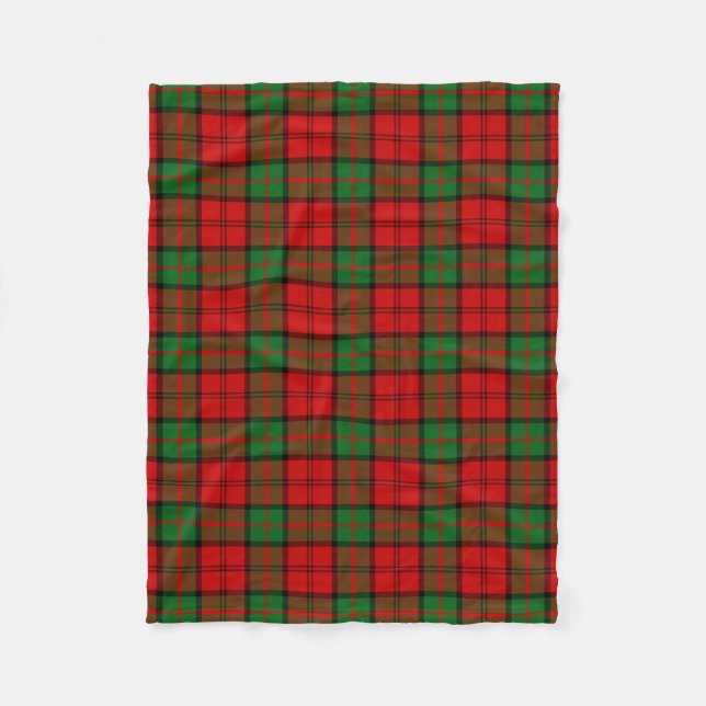 Manta Polar Clan escocés Dunbar Tartán Plaid (Anverso)