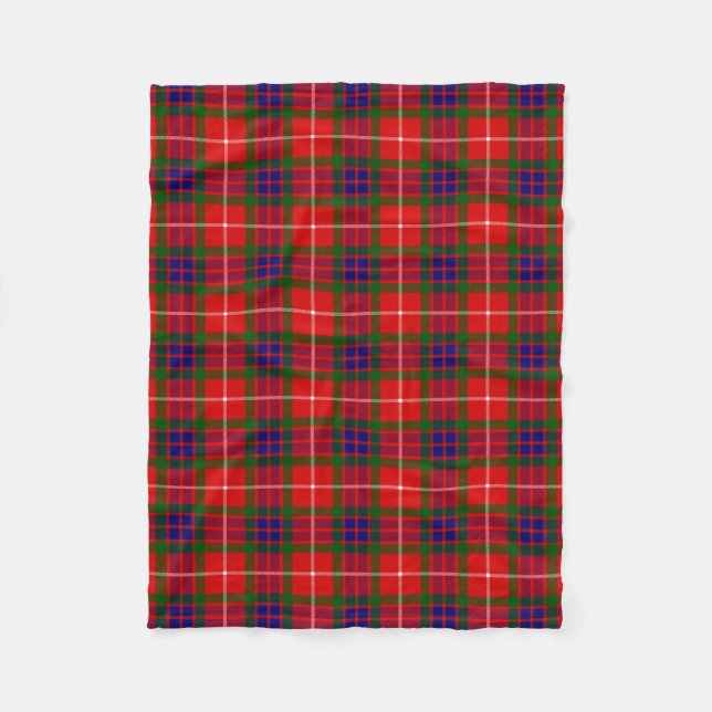 Manta Polar Clan escocés Fraser de Lovat Tartán Plaid (Anverso)