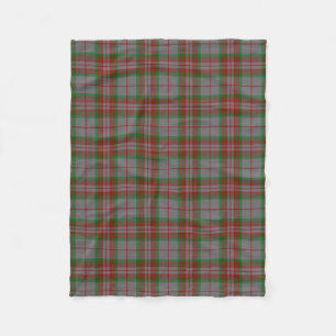 Manta Polar Clan escocés Gray Tartán Plaid