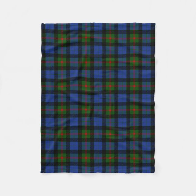 Manta Polar Clan escocés Gunn Tartán Plaid (Anverso)