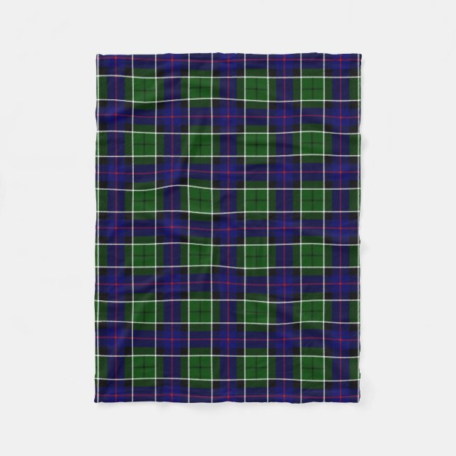 Manta Polar Clan escocés Leslie Tartan Plaid (Anverso)