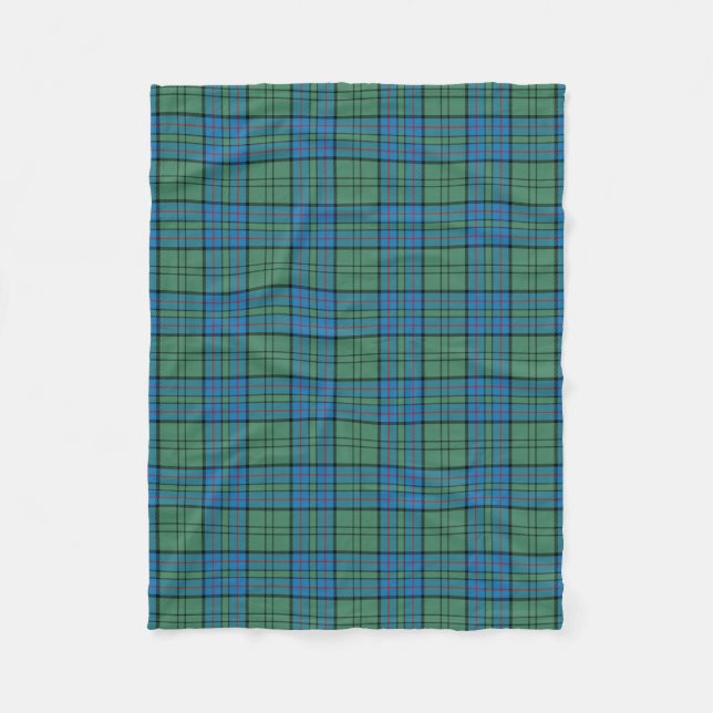 Manta Polar Clan escocés Lockhart Tartan Plaid (Anverso)