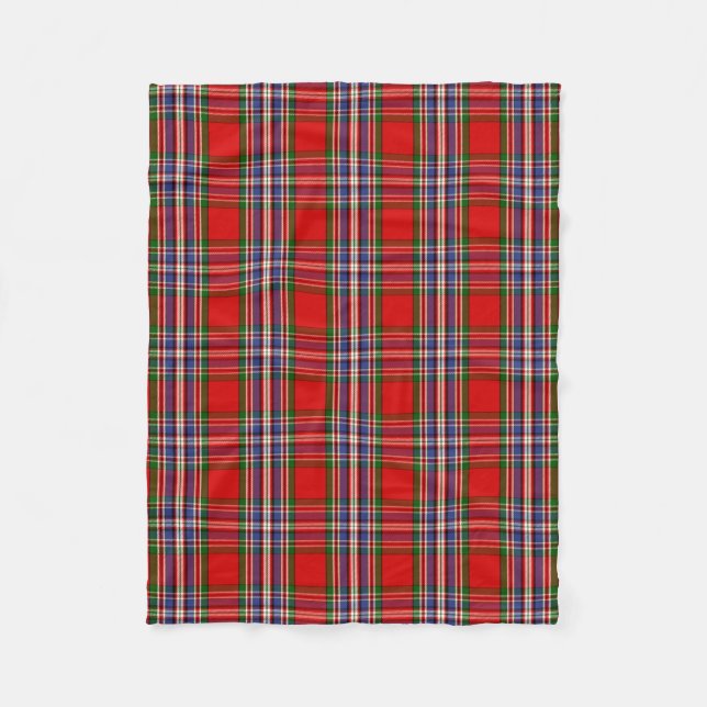 Manta Polar Clan escocés MacFarlane Red Tartán Plaid (Anverso)