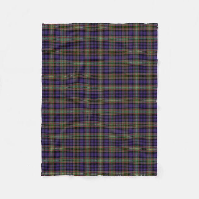 Manta Polar Clan escocés MacLellan Tartan Plaid (Anverso)