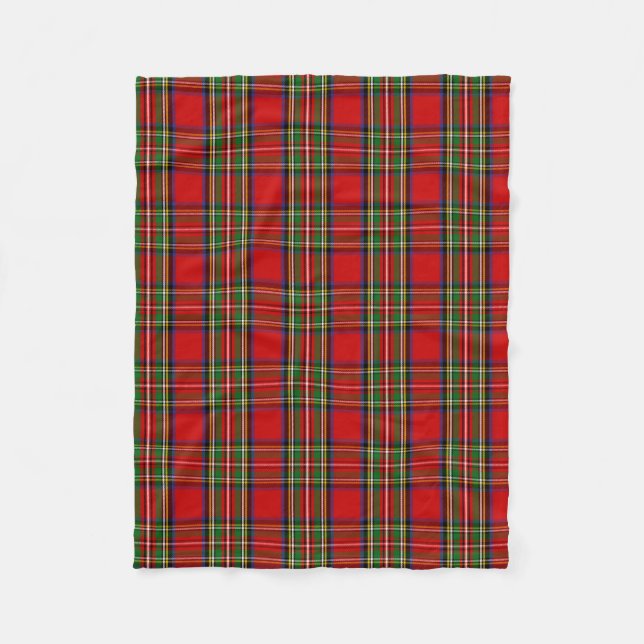 Manta Polar Clan escocés Stewart Tartán Plaid (Anverso)
