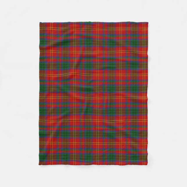 Manta Polar Clan escocés vestido de consola Tartan Plaid (Anverso)