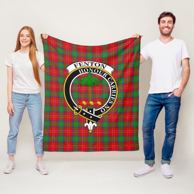 Manta Polar Clan Fenton Tartan Plaid (In situ)
