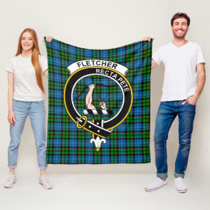 Manta Polar Clan Fletcher Tartan Plaid